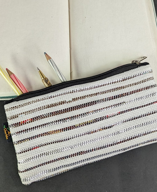 Upcycled Handwoven Pencil Pouch (PP0524-014) PS_W