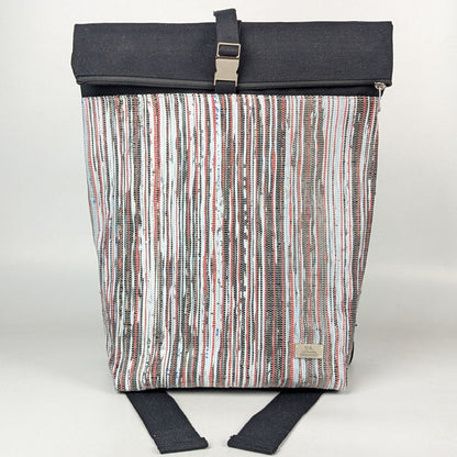 Upcycled Handcrafted Spartan Backpack (SBP0925-019) PS_W