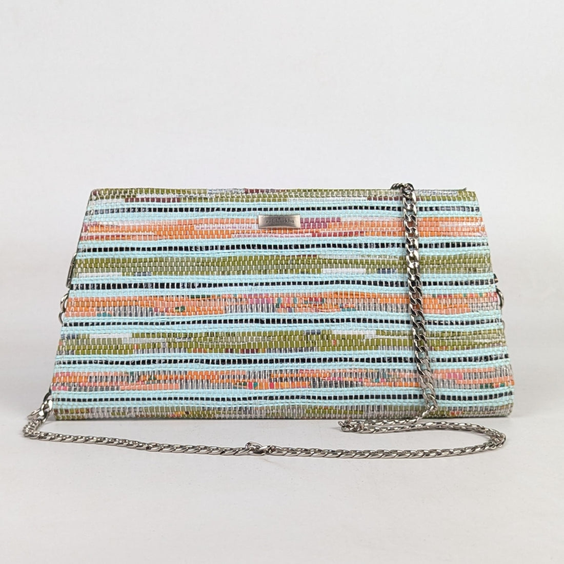 Upcycled Handcrafted Trapeze Clutch (TC1225-005)