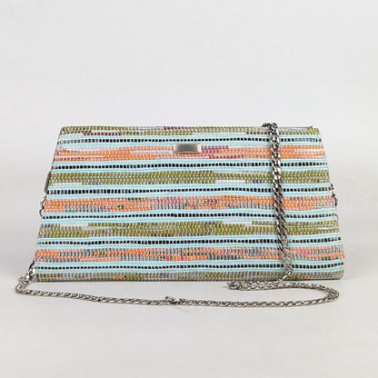 Upcycled Handcrafted Trapeze Clutch (TC1225-005)