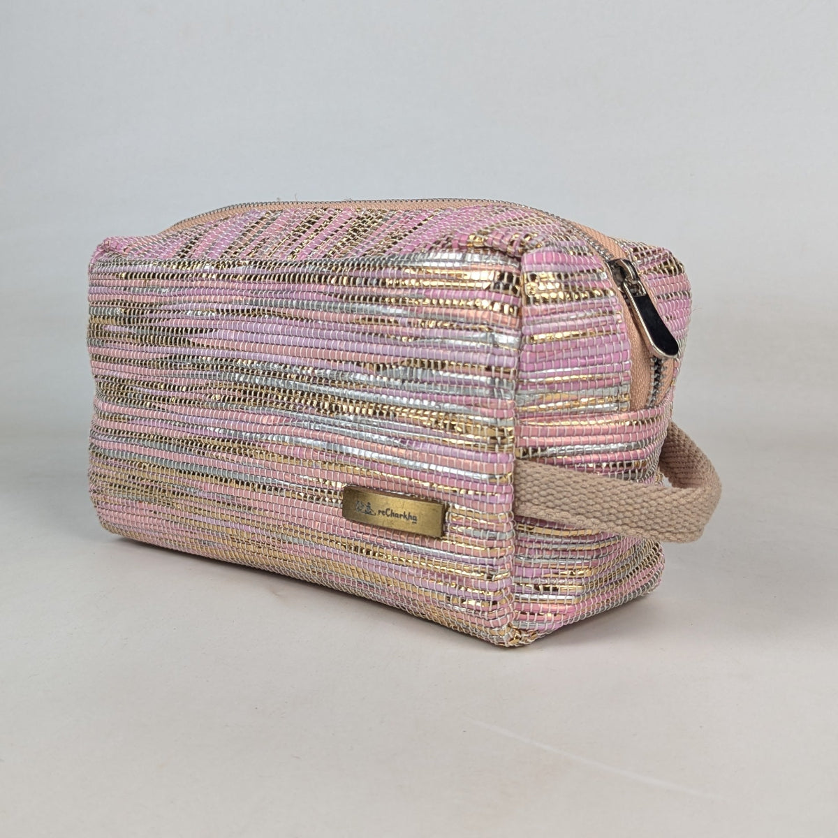 Upcycled Handcrafted Travel Pouch (TK0326-010) PS_W