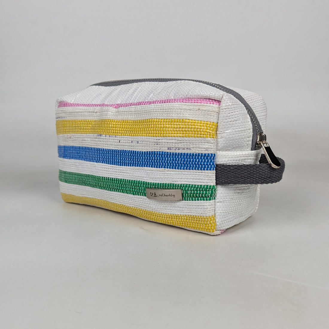 Upcycled Handcrafed Travel Pouch (TK0326-019) PS_W