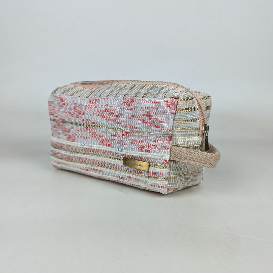 Upcycled Handcrafed Travel Pouch (TK0326-024) PS_W