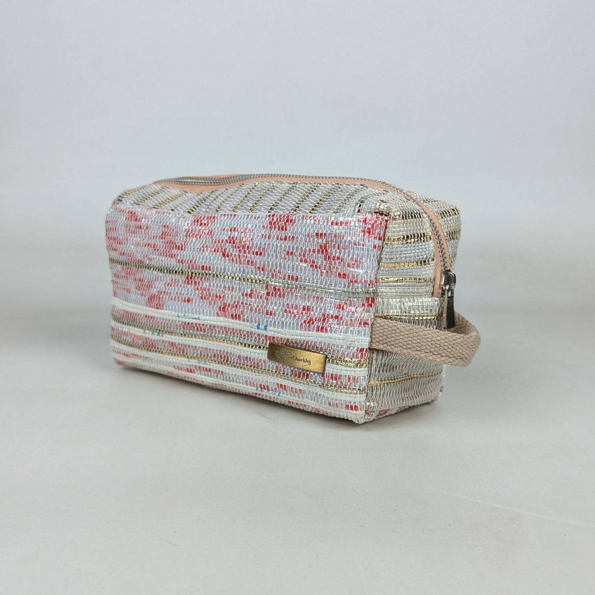 Upcycled Handcrafed Travel Pouch (TK0326-024) PS_W