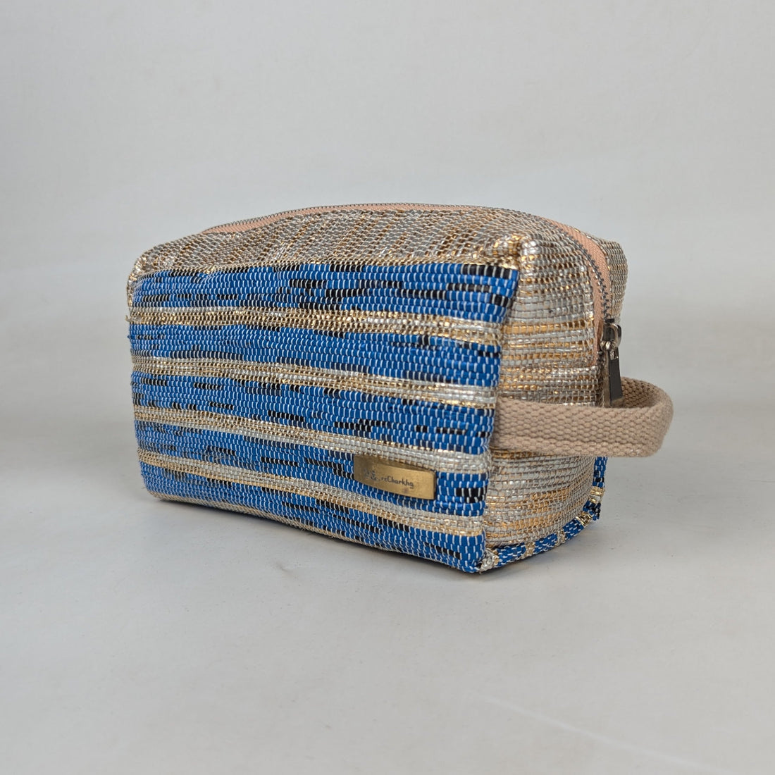 Upcycled Handcrafed Travel Pouch (TK0326-027) PS_W