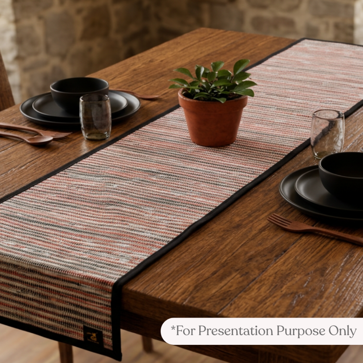 Upcycled Handcrafted Table Runner (TR0626-007) PS_W