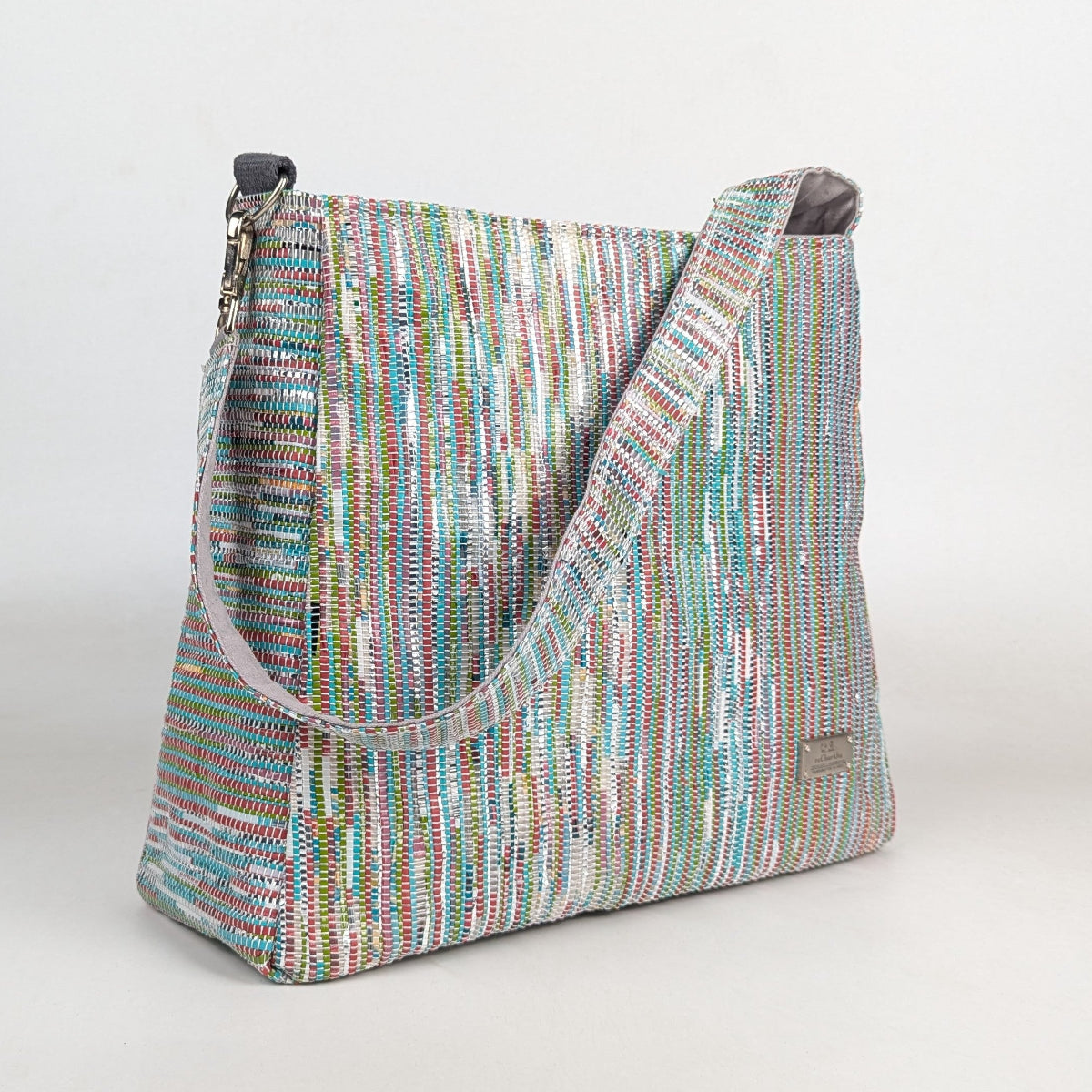 Upcycled Handcrafted Trapeze Tote (TT0126-005) PS_W