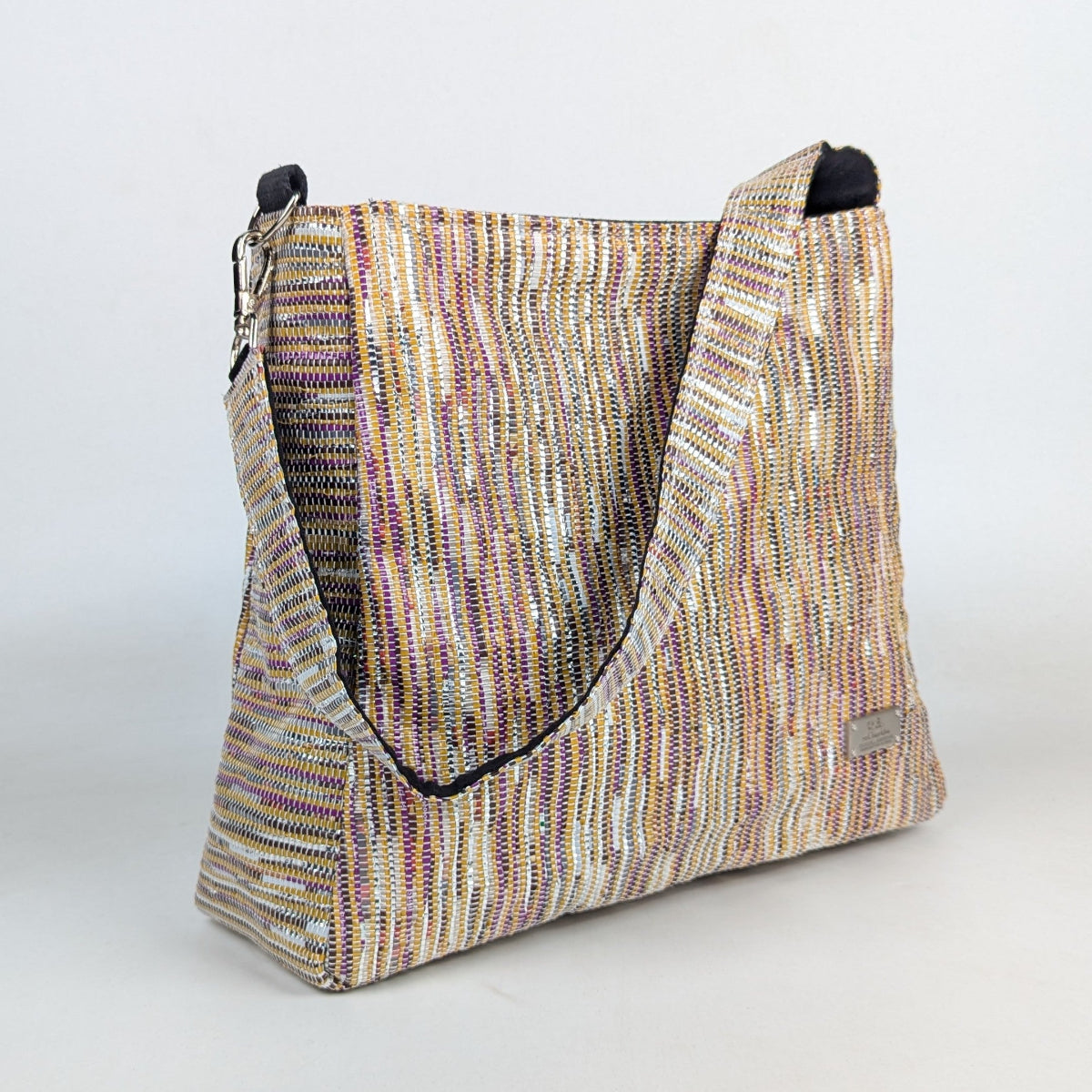 Upcycled Handcrafted Trapeze Tote (TT0126-007) PS_W