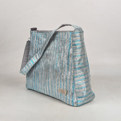 Upcycled Handcrafted Trapeze Tote (TT0626-001) PS_W