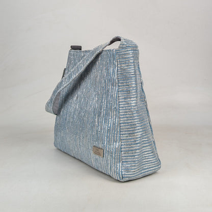 Upcycled Handcrafted Trapeze Tote (TT0626-004) PS_W