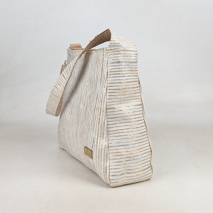 Premium Upcycled Handcrafted Trapeze Tote (TT0626-009) PS_W