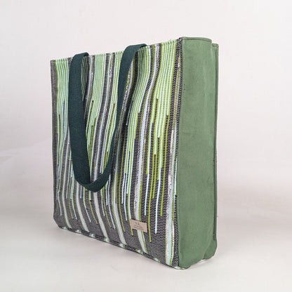 Upcycled Handcrafted Urban Tote (UT0226-005) [for 14" laptop] PS_W