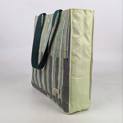 Upcycled Handcrafted Urban Tote (UT0626-006) [for 14" laptop]