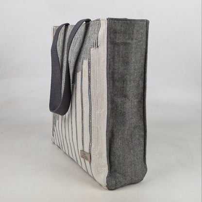 Upcycled Handcrafted Urban Tote (UT0626-008) [for 14" laptop]