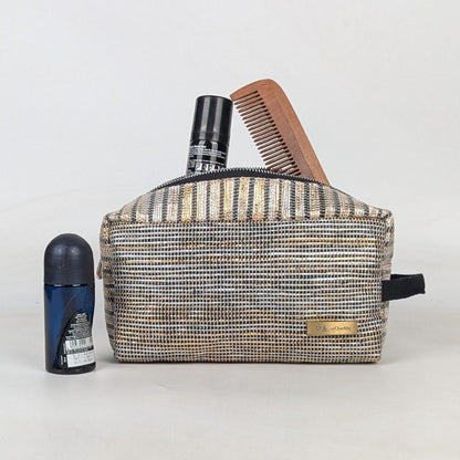 Upcycled Handcrafed Travel Pouch (TK0526-001) PS_W