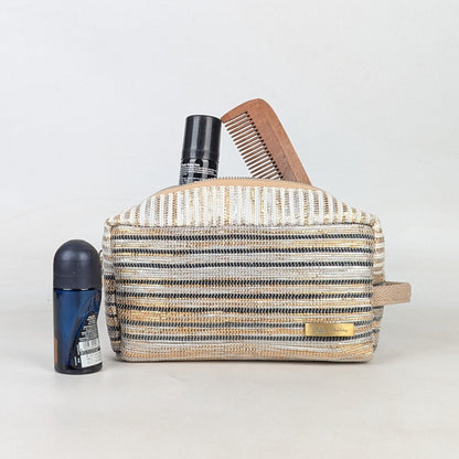 Upcycled Handcrafed Travel Pouch (TK0526-003) PS_W