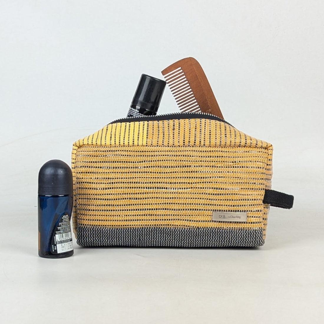 Upcycled Handcrafed Travel Pouch (TK0526-006) PS_W