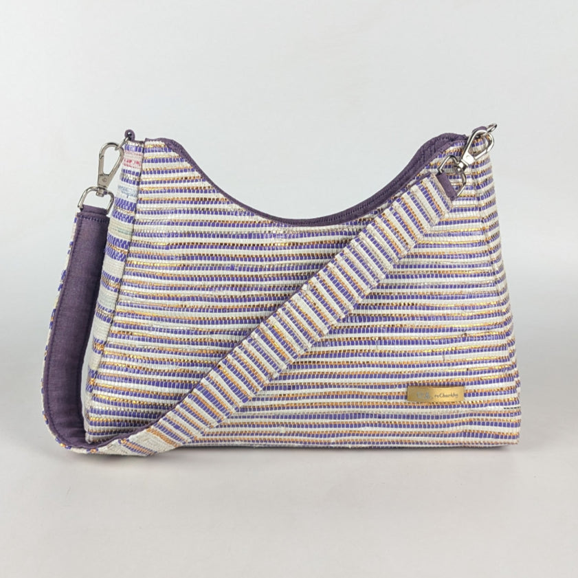 Upcycled Handcrafted Baguette Bag (BTB0425-005) PS_W