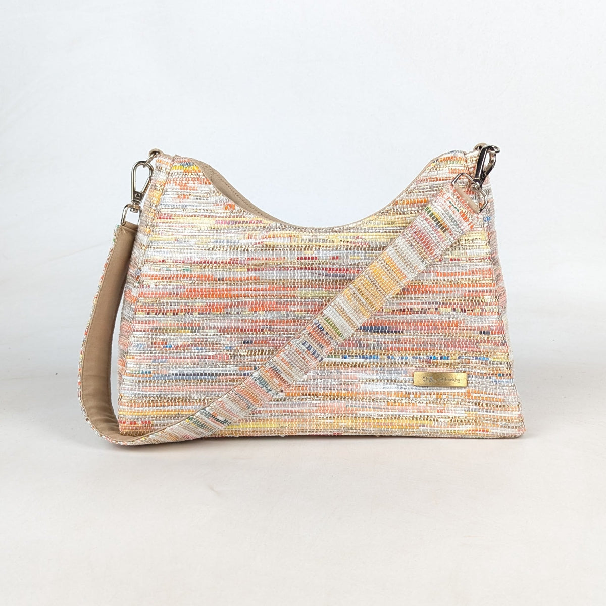 Upcycled Handcrafted Baguette Bag (BTB0526-009) PS_W