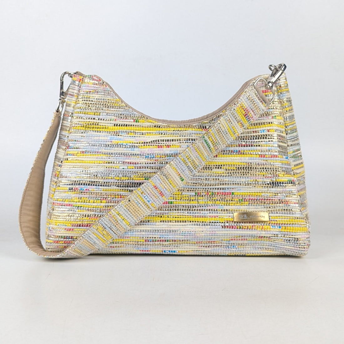 Upcycled Handcrafted Baguette Bag (BTB1025-009) PS_W