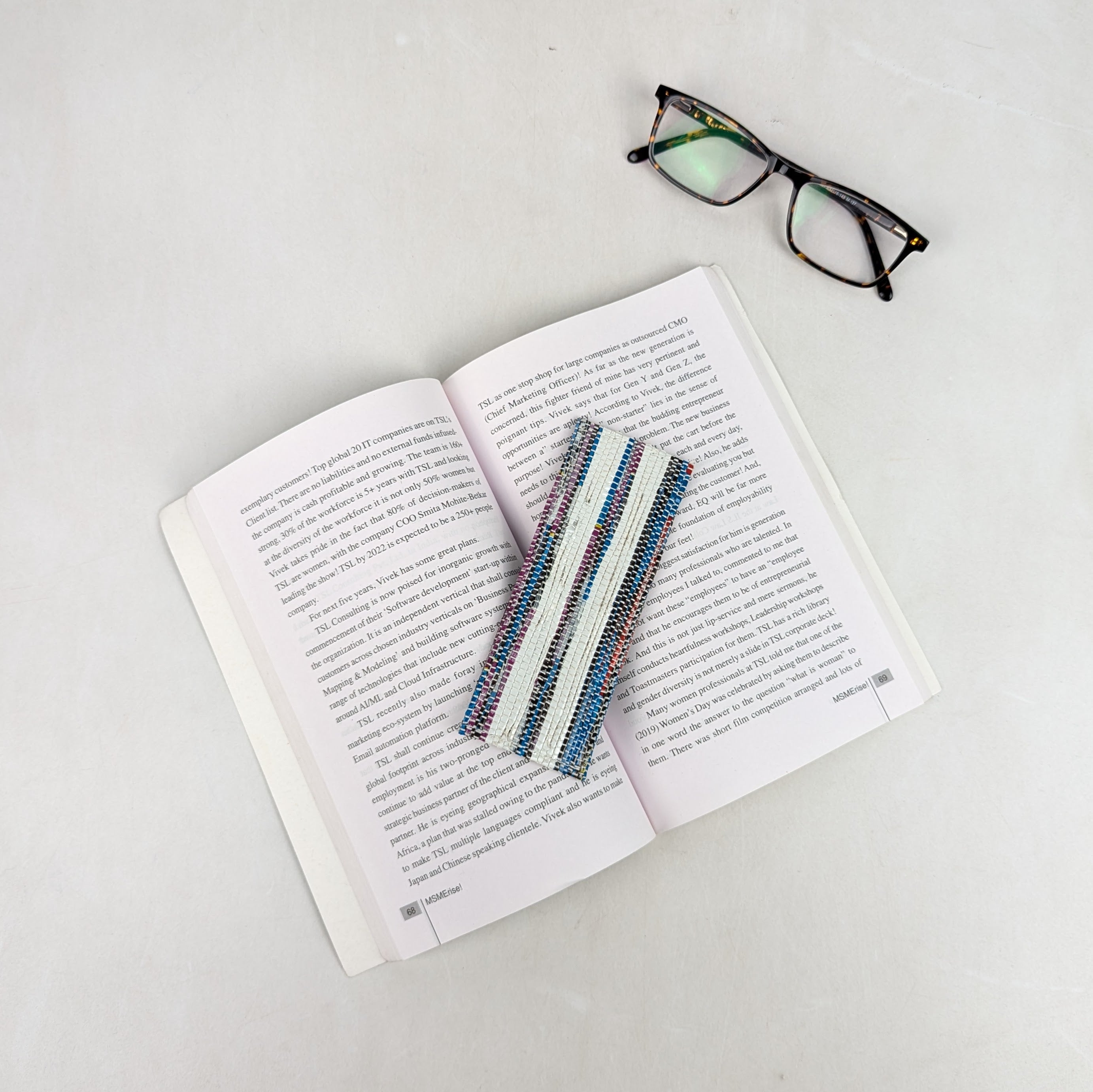 Upcycled Handcrafted Bookmark (BM0826-001)