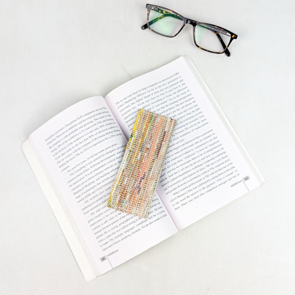 Upcycled Handcrafted Bookmark (BM0826-013)