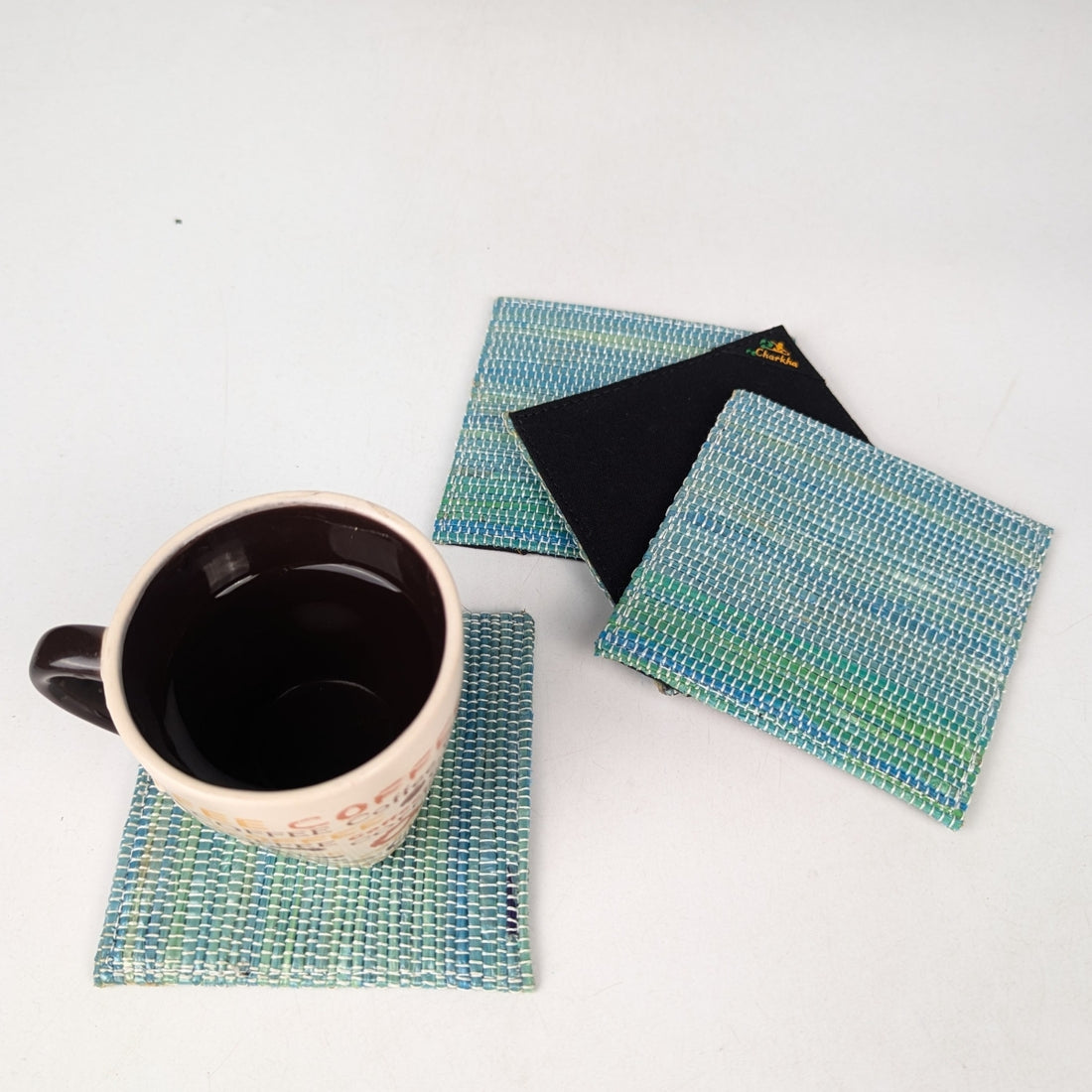 Upcycled Handcrafted Coaster (C0825-001) PS_W