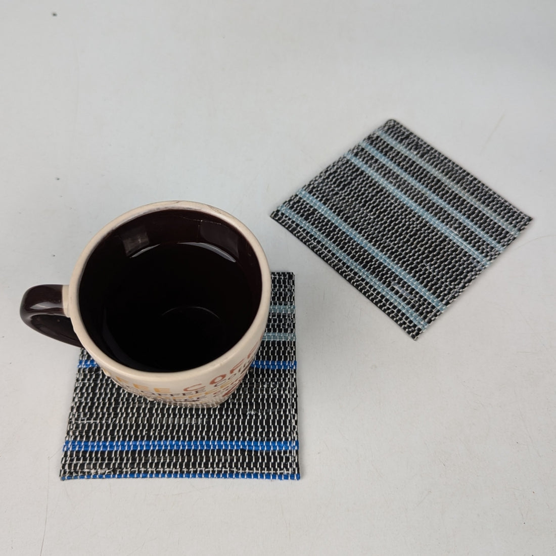 Upcycled Handcrafted Coaster (C0825-007) PS_W