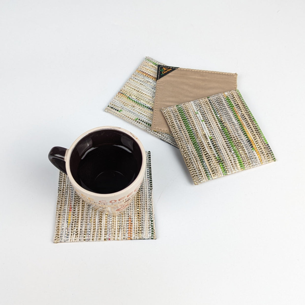 Upcycled Handcrafted Coaster (C0826-004)