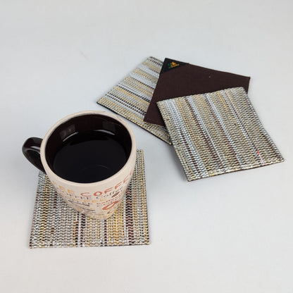 Upcycled Handcrafted Coaster (C1225-023) PS_W
