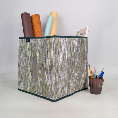 Upcycled Handcrafted Collapsible Storage Basket Big (CSBB0526-002) PS_W 