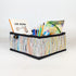 Upcycled Handcrafted Collapsible Storage Basket Small (CSBS0326-012) PS_W