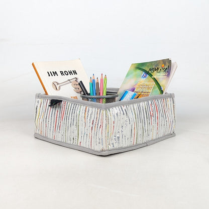 Upcycled Handcrafted Collapsible Storage Basket Small (CSBS0826-005)