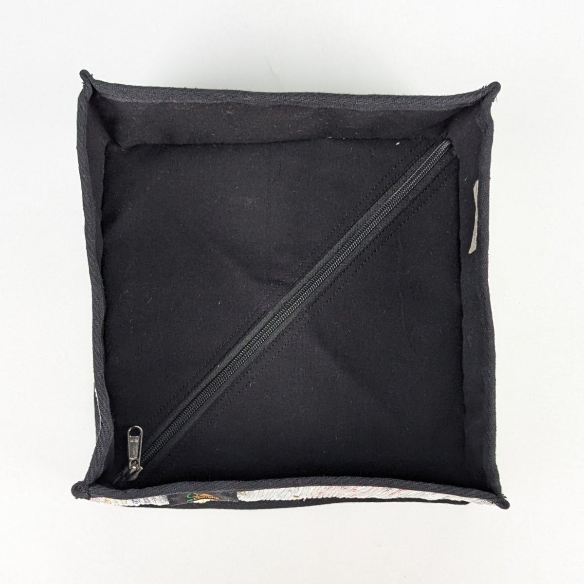 Upcycled Handcrafted Collapsible Storage Basket Small (CSBS1225-003) PS_W