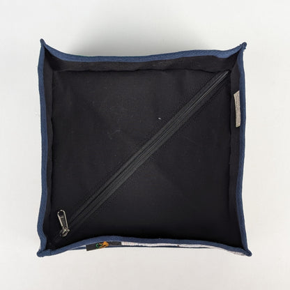 Upcycled Handcrafted Collapsible Storage Basket Small (CSBS1225-004) PS_W