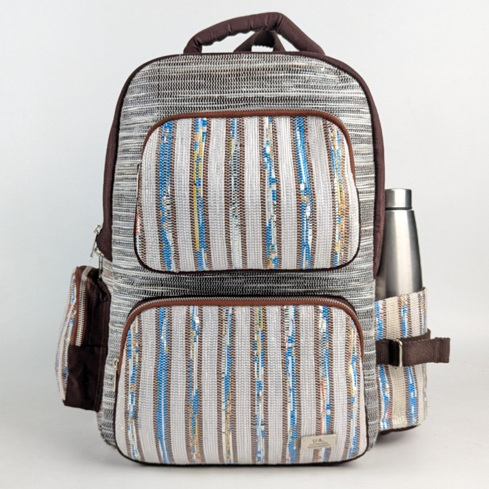 Upcycled Handcrafted Commuter Backpack (CBP0425-005)