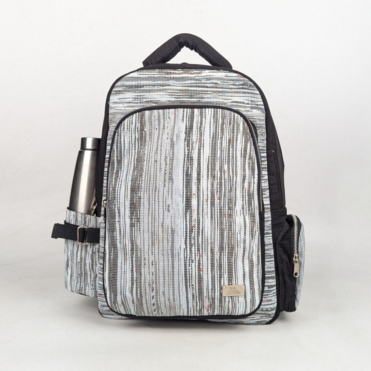 Upcycled Handcrafted Commuter Backpack (CBP0626-003) PS_W