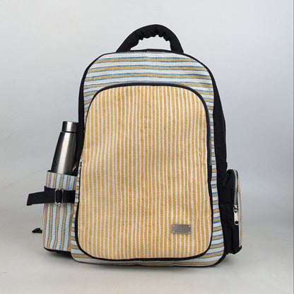 Upcycled Handcrafted Commuter Backpack (CBP0626-007) PS_W