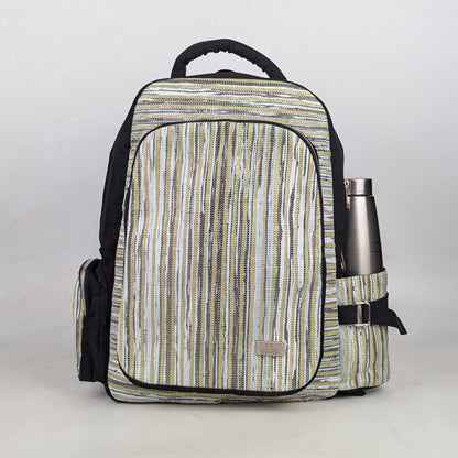 Upcycled Handcrafted Commuter Backpack (CBP0626-008) PS_W