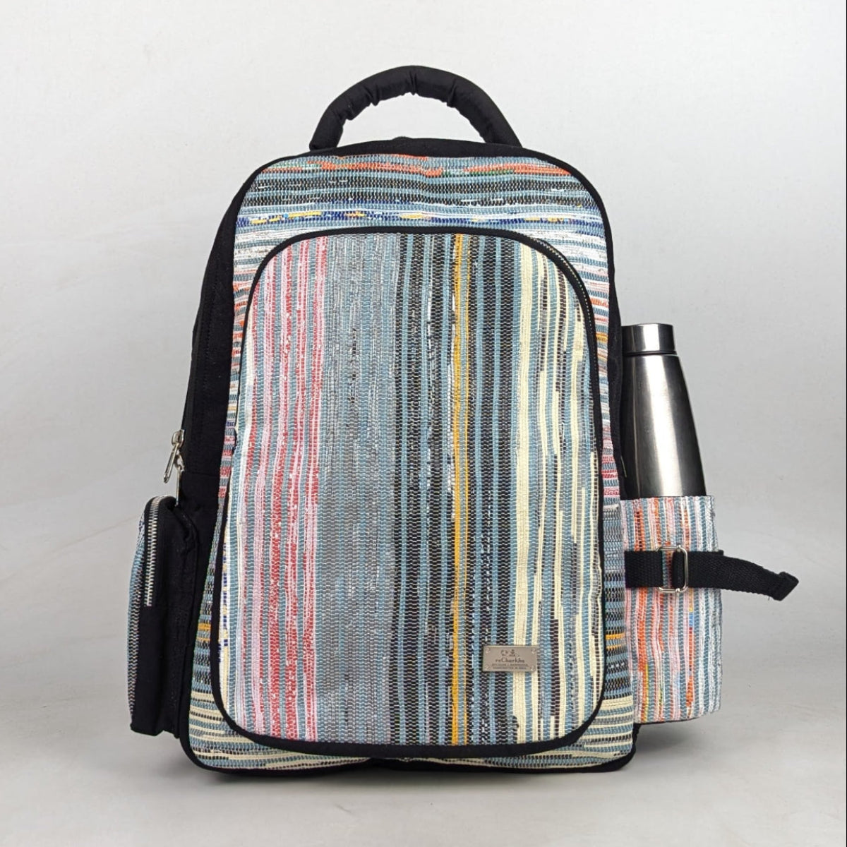 Upcycled Handcrafted Commuter Backpack (CBP0626-010) PS_W
