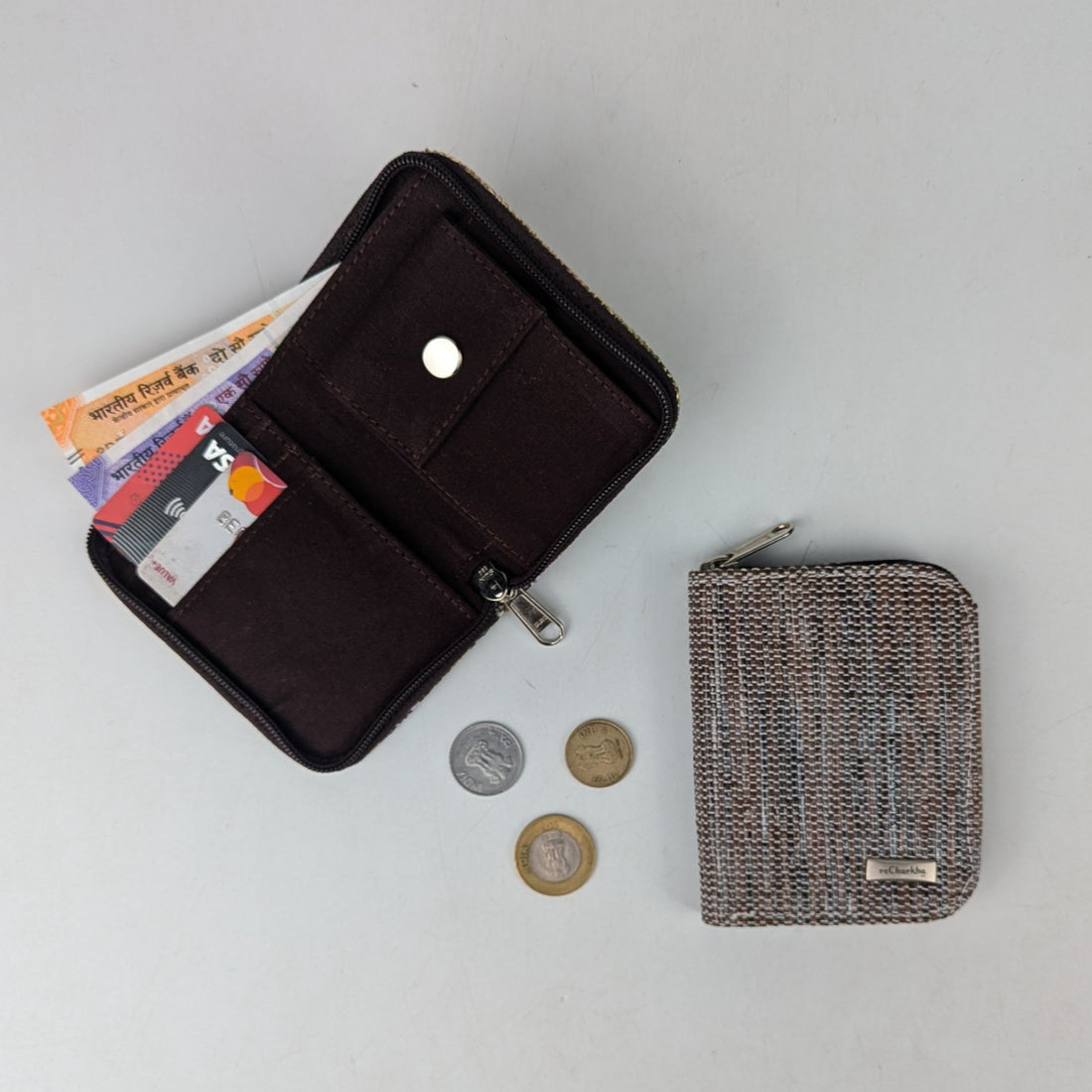 Upcycled Handwoven D Wallet (DW0725-003) PS_W