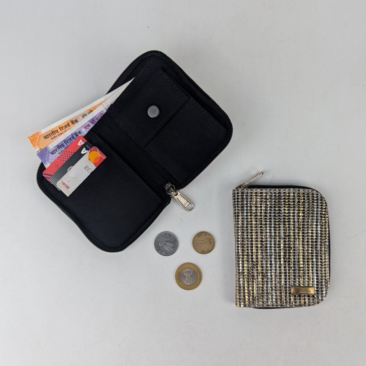 Upcycled Handwoven D Wallet (DW0725-005) PS_W