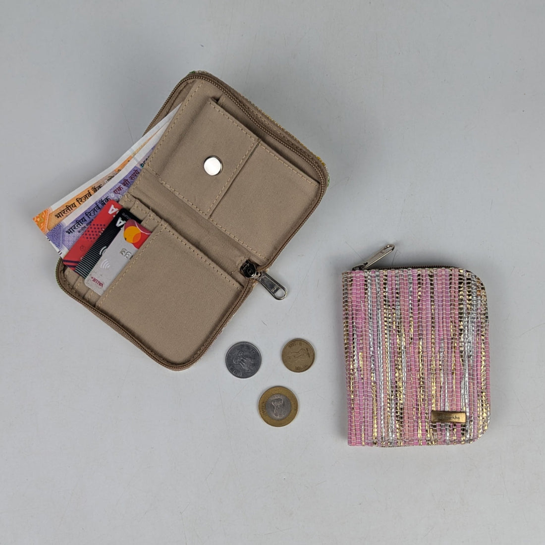 Upcycled Handwoven D Wallet (DW0725-009) PS_W
