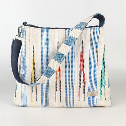 Upcycled Handcrafted Designer Trapeze Tote (TTD0325-001) PS_W