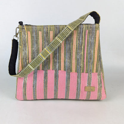 Upcycled Handcrafted Designer Trapeze Tote (TTD0325-006) PS_W