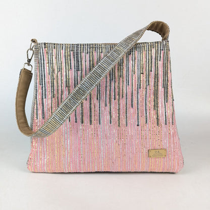 Upcycled Handcrafted Designer Trapeze Tote (TTD0325-008) PS_W