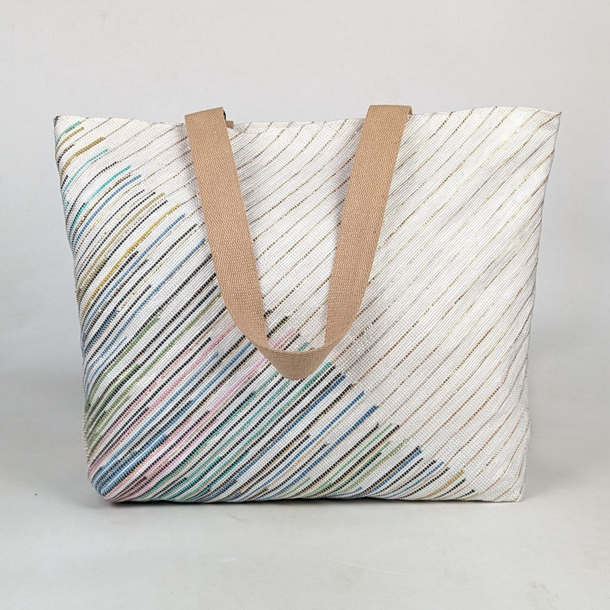 Upcycled Handcrafted Designer Beach Bag (BBD0426-006) PS_W 