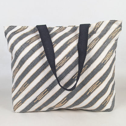 Upcycled Handcrafted Designer Beach Bag (BBD0426-011) PS_W