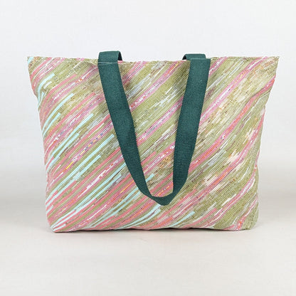 Upcycled Handcrafted Designer Beach Bag (BBD0426-018) PS_W