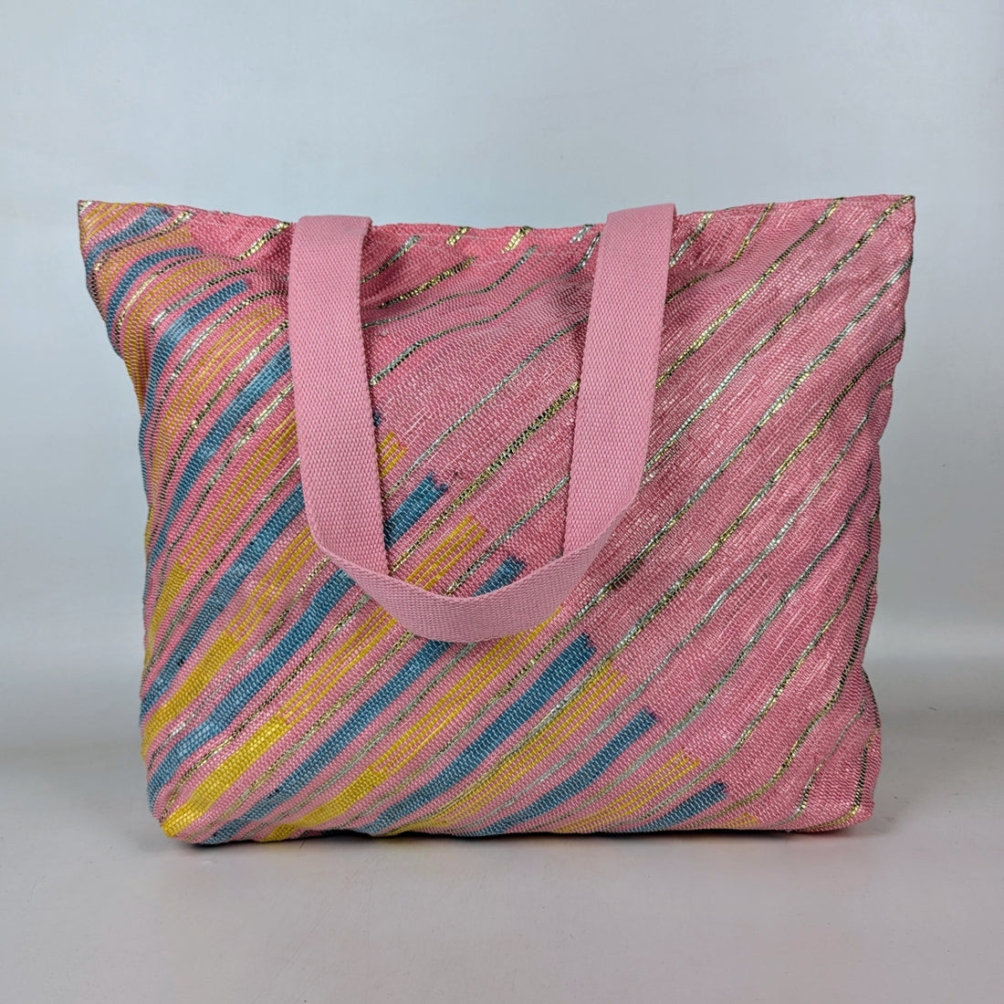Upcycled Handcrafted Designer Beach Bag (BBD0825-001) PS_W